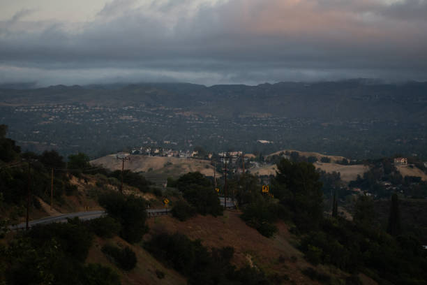 istock Sunrise from the Topanga Canyon overlook 1444452199