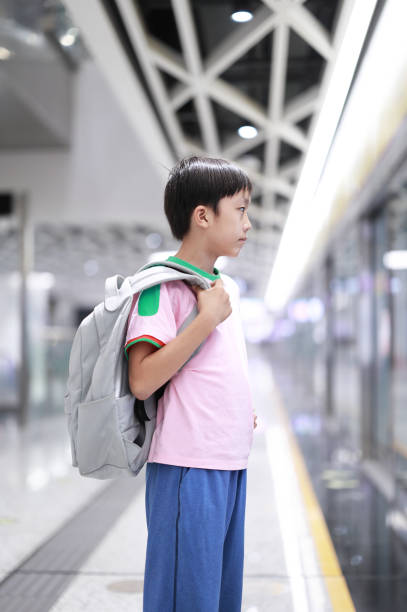 istock The little boy on the subway 1444455664