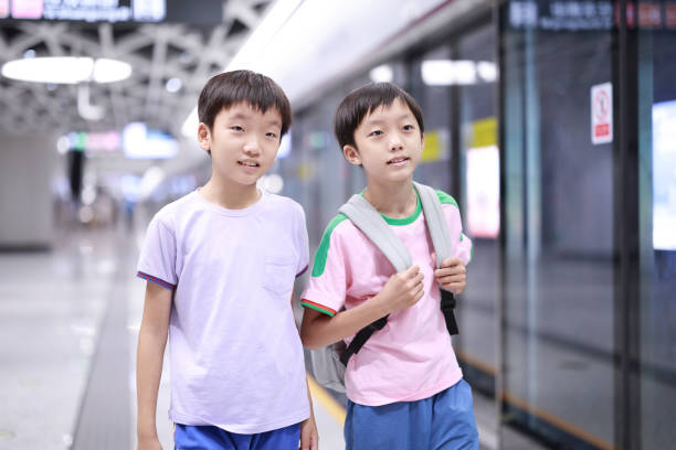 istock The little boy on the subway 1444457348
