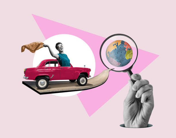 In search of adventures. Concept.