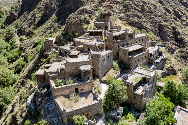 The old Tibetan village of Se'ergu, Heishui County, Sichuan Province, China