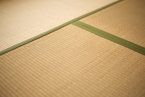 Japanese-style tatami mats.