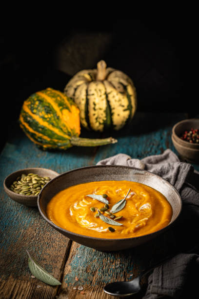 istock Spicy pumpkin soup 1444469803