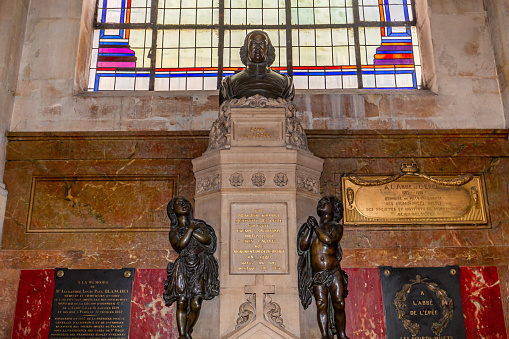 Tomb of King Louis XII and Anne de Bretagne, in Basilica of Saint-Denis, Paris