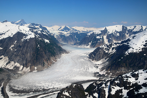 Alaska, United States:-The LeConte Glacier is a 21-mile long glacier in the Tongass National Forest in the Alaska.