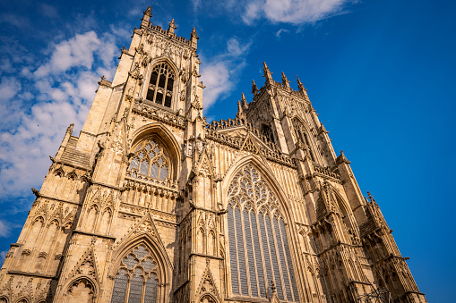 York UK cathedral York Minster and in England United Kingdom Yorkshire