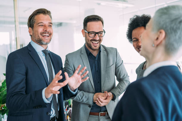 istock Business people in the office. 1444490790
