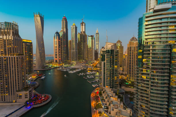 Dubai Marina. UAE stock photo