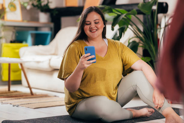 Woman Texting On Smartphone