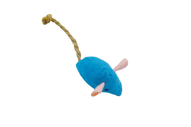 istock Toy mouse for cat isolated on white background 1444508639