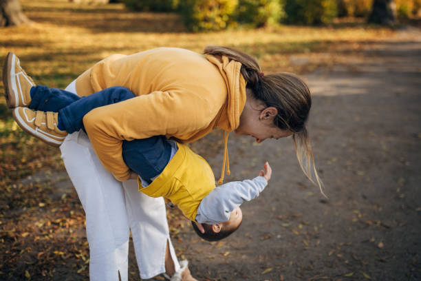 istock Happy family in park 1444510105