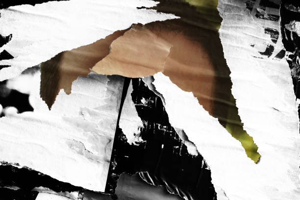 istock Old ripped torn grunge posters and backgrounds 1444520875