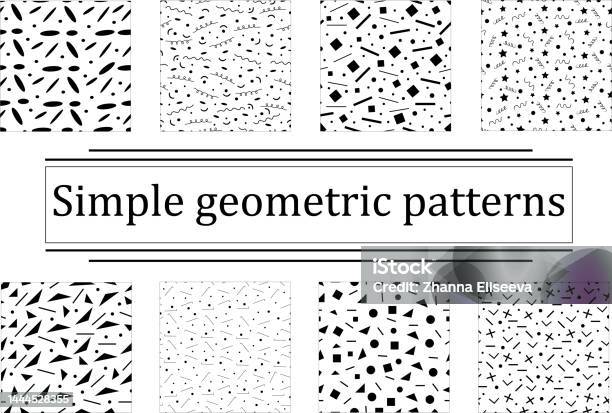Fast Geometric Patterns Set Of Simple Geometric Patterns Stock Illustration - Download Image ...