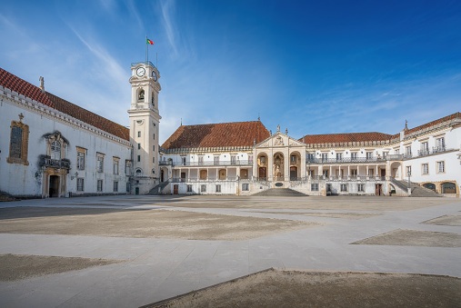 University of Coimbra courtyard, former Royal Palace - Coimbra, Portugal