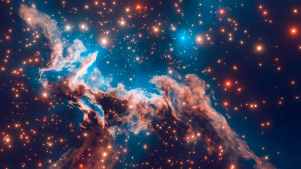 istock Nebula in space with stars and clouds 1444543598