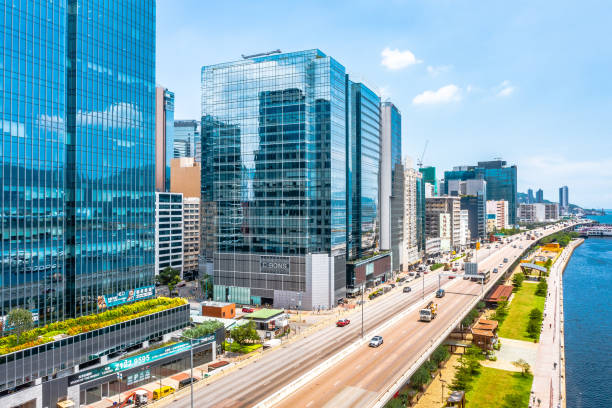 The Kwun Tong business area The Kwun Tong business area car city urban scene commuter stock pictures, royalty-free photos & images