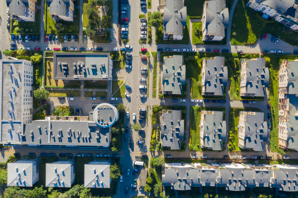 istock Residential Buildings from Above 1444548919