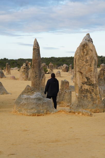 istock A man standing in the pinnacles desert 1444548957