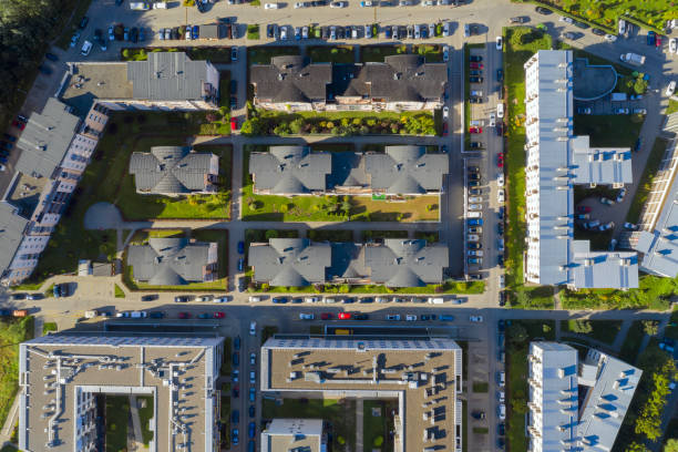 istock Aerial View of New Housing Development 1444549294