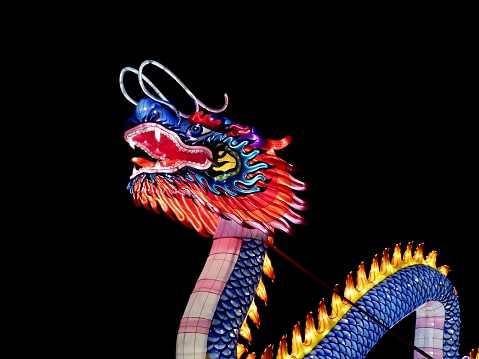 Chinese Dragon at the 2018 Chinese Lantern Festival in Raleigh, NC
