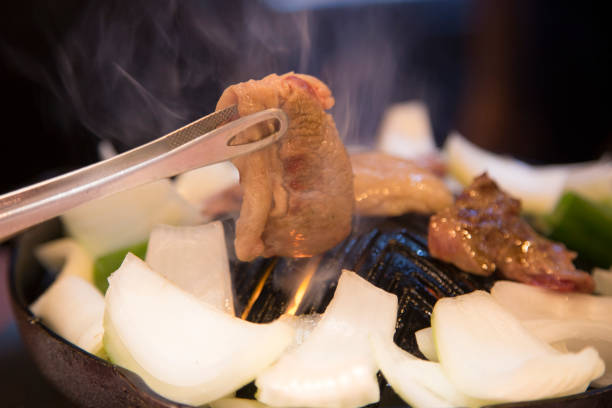 istock Genghis Khan Beef (Genghis Khan) is a Japanese grilled mutton dish. 1444569156