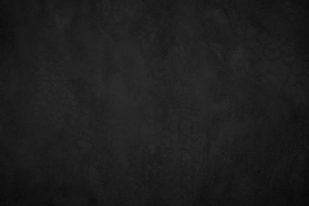 istock Black dark concrete wall background. Pattern board cement texture grunge dirty scratched for show anthracite promote product urban floor and abstract paper design element decor. Blackboard blank. 1444571265