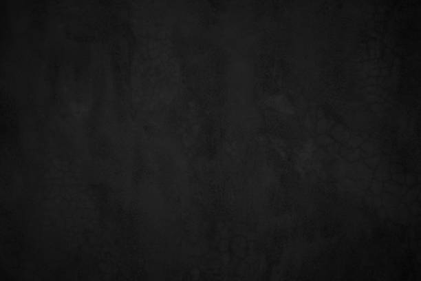 istock Black dark concrete wall background. Pattern board cement texture grunge dirty scratched for show anthracite promote product urban floor and abstract paper design element decor. Blackboard blank. 1444571758