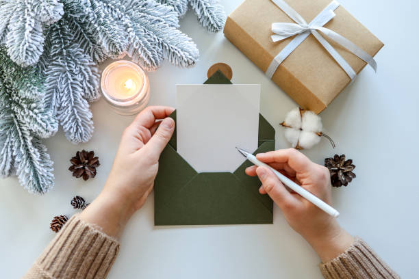 istock Congratulatory letter with space for text in hands 1444572894