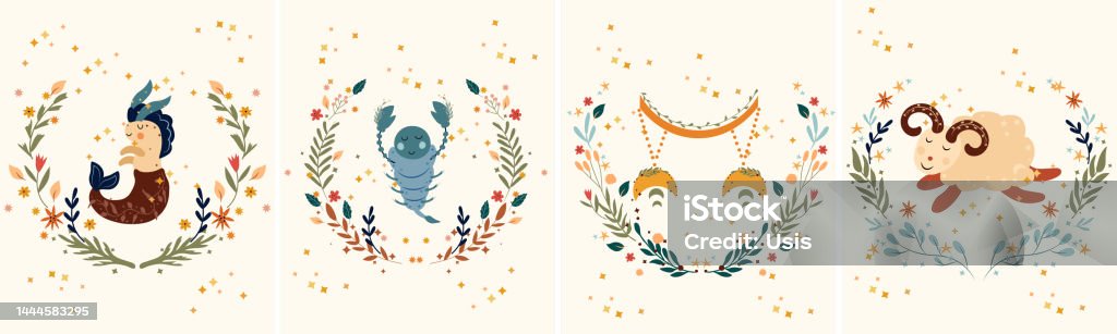 Ilustración de Zodíaco Escorpio Capricornio Libra Aries Con Hojas Flores Coloridas Y Estrellas Alrededor Establezca Signos Astrológicos Del Zodiaco Perfectos Para Carteles Logotipos Tarjetas Ilustración Vectorial y más Vectores Libres de Derechos Ilustración de Zodíaco Escorpio Capricornio Libra Aries Con Hojas Flores Coloridas Y Estrellas Alrededor Establezca Signos Astrológicos Del Zodiaco Perfectos Para Carteles Logotipos Tarjetas Ilustración Vectorial y más Vectores Libres de Derechos