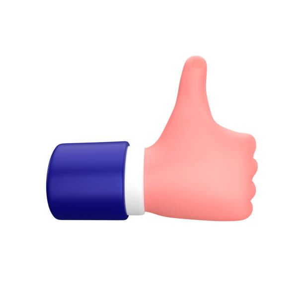 istock Businessman like hand gesture 3d illustration 1444586181