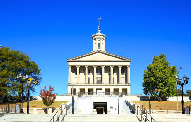 tennessee state capitol - nashville tennessee state capitol building federal building photos et images de collection