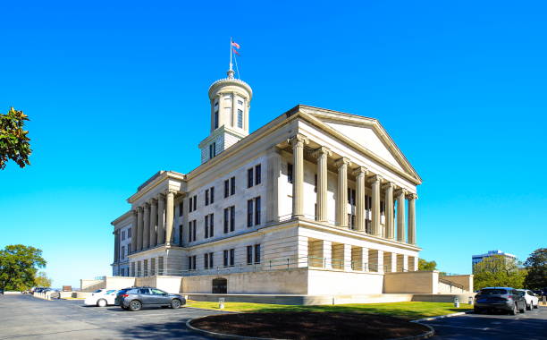 capitole de l’état du tennessee - nashville tennessee state capitol building federal building photos et images de collection