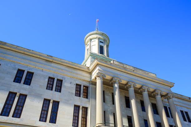 capitole de l’état du tennessee - nashville tennessee state capitol building federal building photos et images de collection