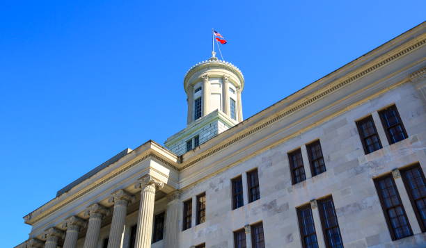 capitole de l’état du tennessee - nashville tennessee state capitol building federal building photos et images de collection