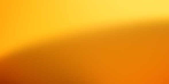 3D Yellow and orange unusual background with subtle rays of light. Abstract gradient backdrop. Minimal empty illustration design with soft light and copy space