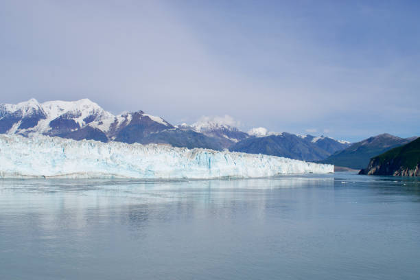 istock Glacier in alaska and still water 1444616409