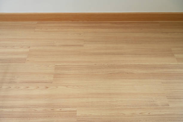 istock wooden floor and white wall, construction industry 1444618678