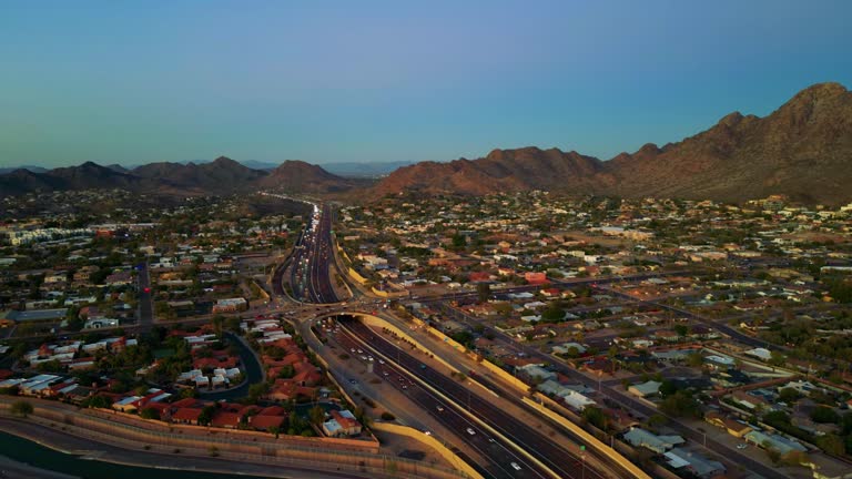 Phoenix Suburb Sunset