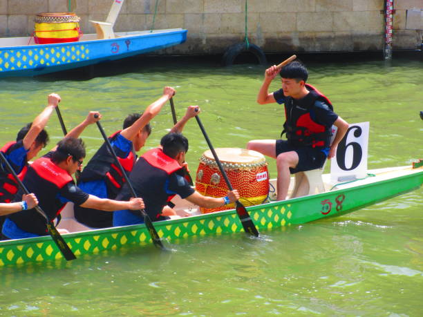 Dragon Boat Festival in China stock photo