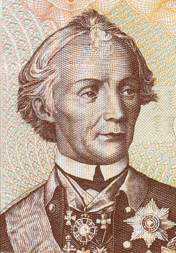 Matej Bella a portrait from Czechoslovak money