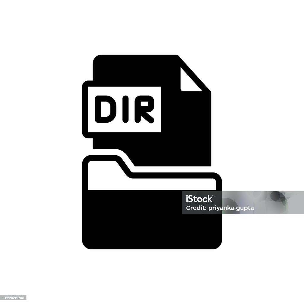 Dir Document Stock Illustration - Download Image Now - Data, Document ...