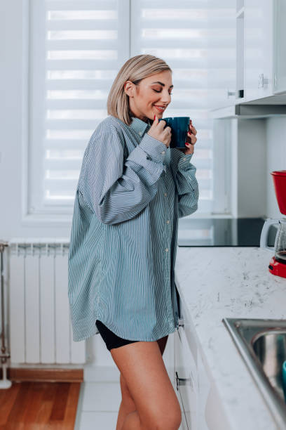 istock Coffee always wakes me up 1444659341