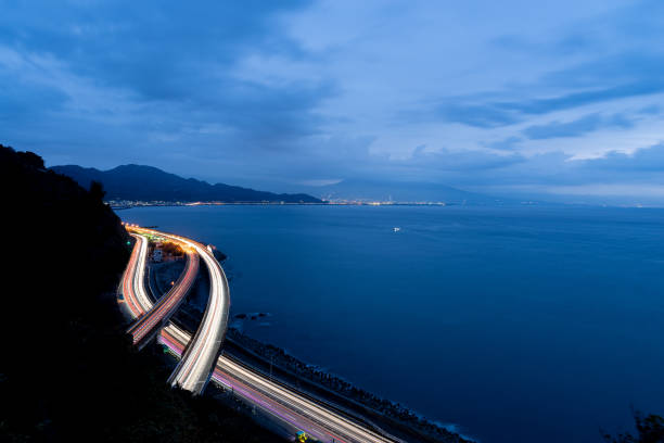istock light trail of a car 1444674524