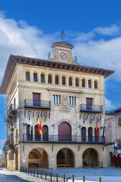 City Council Olite, Spain stock photo