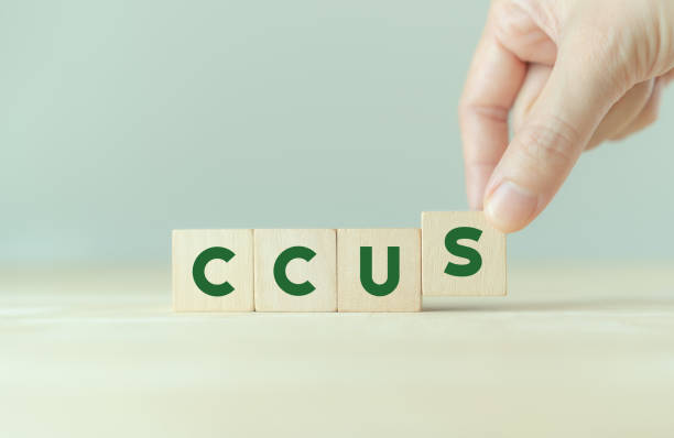 istock Carbon Capture, Utilization and Storage (CCUS) concept. Technology of CO2 capturing and store it underground or use it in other industrial production processes. Net zero target, limit global warming. 1444675964