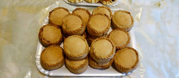 istock Sardinian panadas with pork and potatoes or lamb and potatoes 1444686346