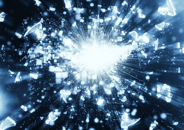 istock 3d illustration of glowing star in outer space with science technology concept 1444690057