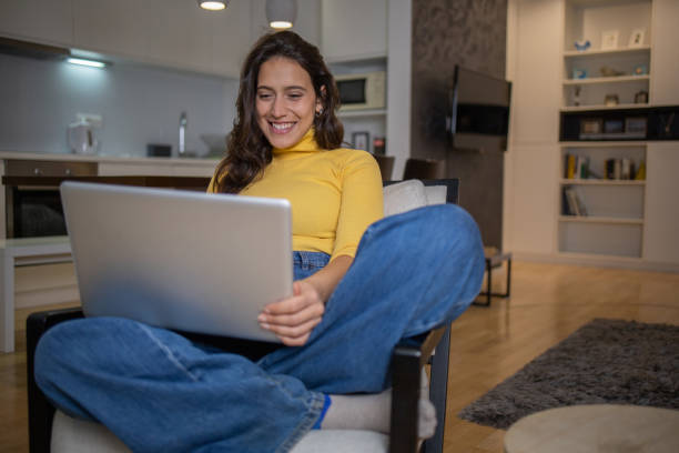 istock Woman working from home 1444695553