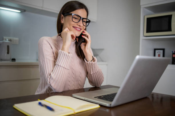 istock Woman working from home 1444696373