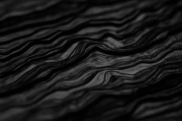 Photo of Black Marble Liquid Abstract Background